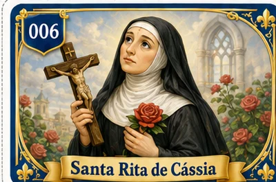 Figurinha 006 · Santa Rita de Cássia
